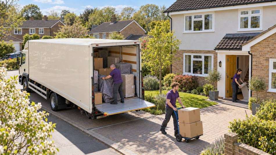 Bishop's Stortford removals — Moving day, from drive to doorstep