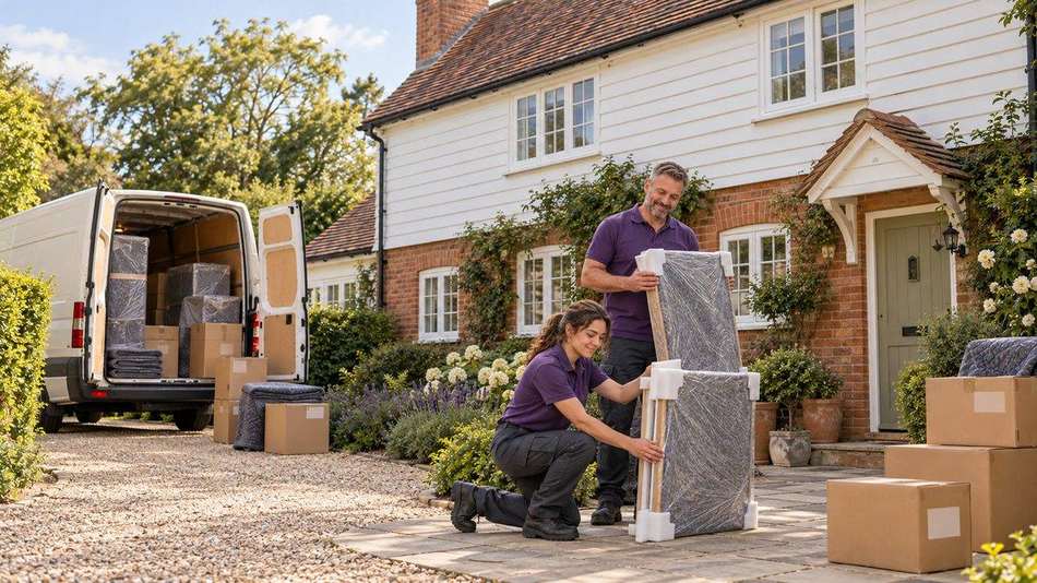 Enfield removals &mdash; Arriving at your new home